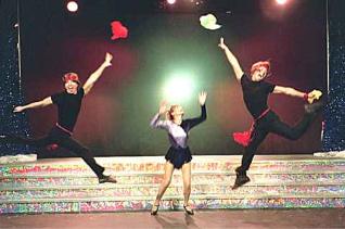 Juggling act  for Hollywood theater show