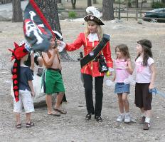 Julia Gayle as pirate for Idyllwild Arts Foundation