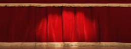 Theater stage curtains